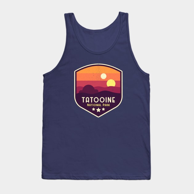 Tatooine National Park Emblem Tank Top by EbukaAmadiObi19